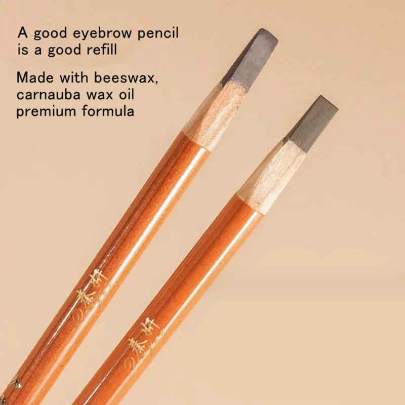 Στυλό φρυδιών Hard Microblading Brow Definer Enhancers Μολύβι Αδιάβροχο Εύκολο στην εφαρμογή Μακιγιάζ Φυσική απόχρωση άγριων φρυδιών — image 4