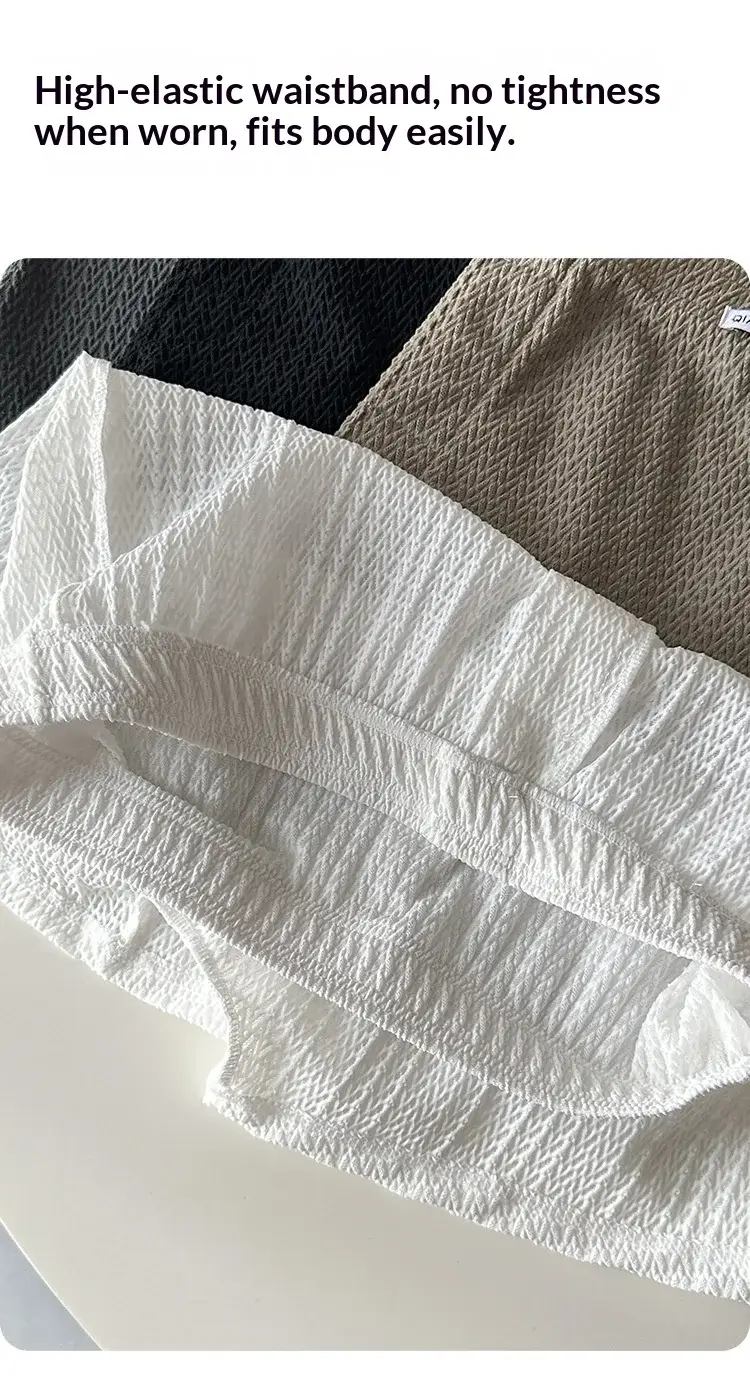 New Men's Ice Silk Jacquard Boxer Shorts, Loose and Breathable, Large Size, Square-Cut, Home Casual Simple Men's Underwear — image 5