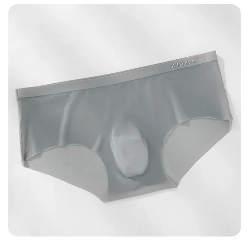 Sexy Men Briefs Undies Summer Seamless 3D Pouch Panties Ultra-thin And Light Breathable Underwear Quick Drying Underpants Slip — image 18