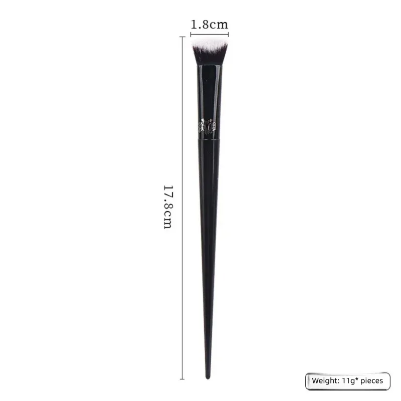 Concealer Βούρτσα Μακιγιάζ Μαλακές Ίνες Μαλλιά Κομψή μαύρη λαβή Πούδρα Blusher Eye Shadow Foundation Make up Brushes Beauty Tool