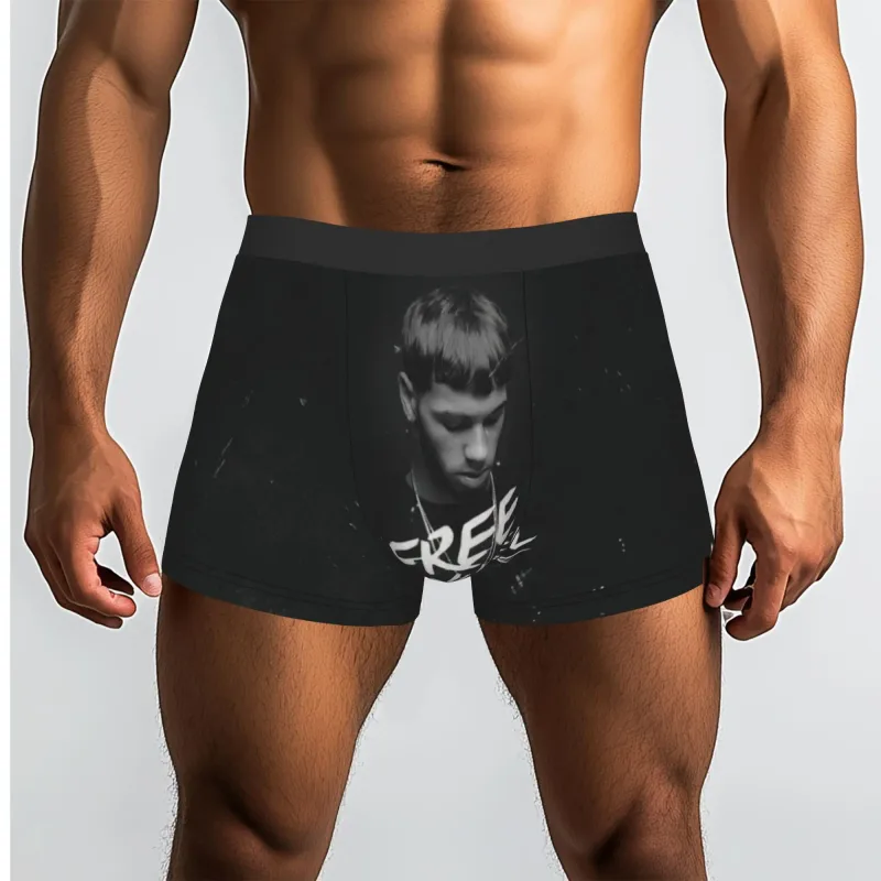 Male Funny A-Anuel AA Underwear Boxer Briefs Stretch Shorts Panties Underpants — image 8