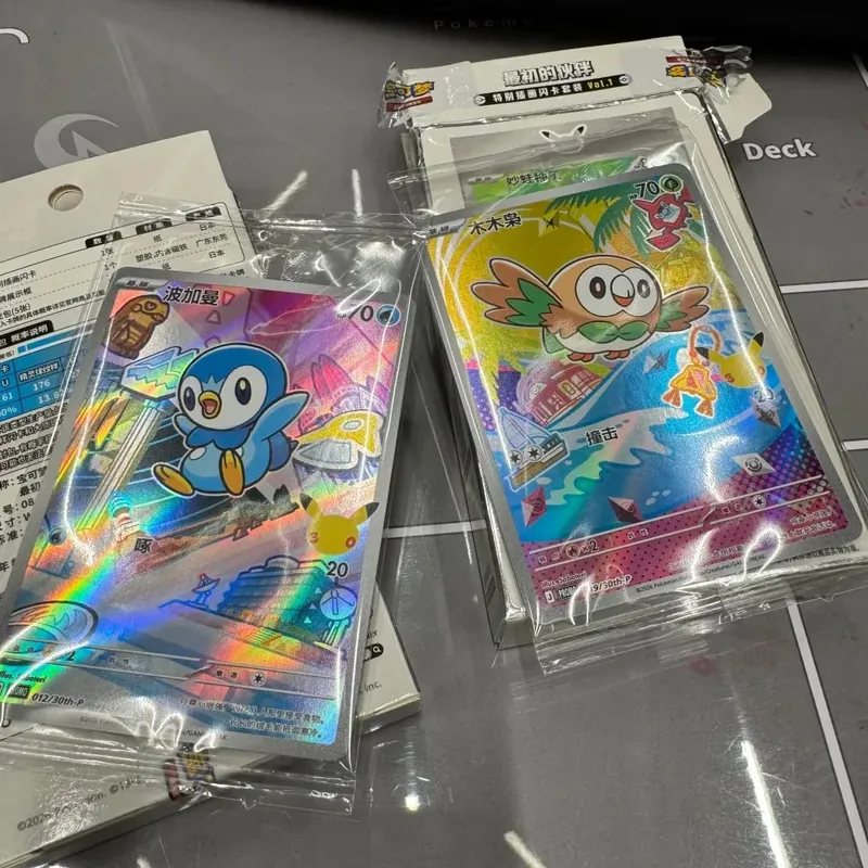Hot 100% Official Pokemon 30th Anniversary Box Set Simplified Chinese PTCG Gem Pack Original Partners Special Illustration Cards — image 3