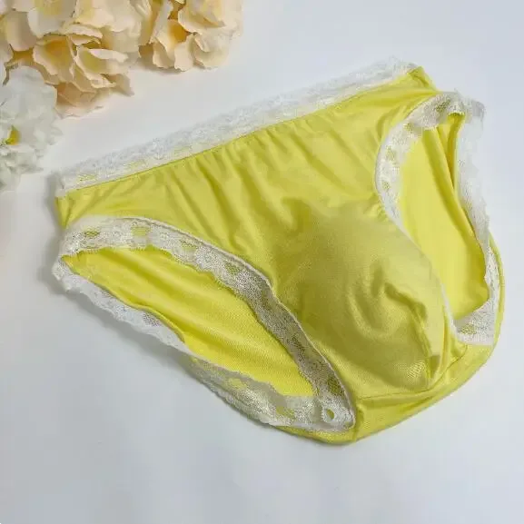 New Men's Underwear Sexy Men's Lace Briefs U-Convex Pouch Low-Rise Comfortable and Breathable Shorts Briefs men underwear sexy — image 13