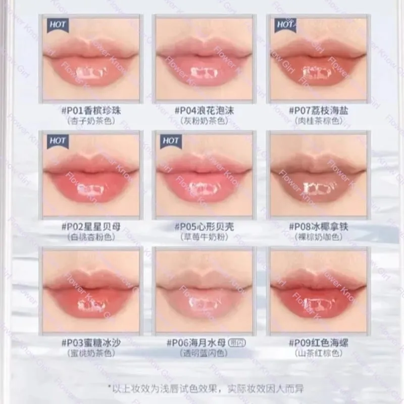 Σετ μακιγιάζ Flower Knows Shell's Jewel Collection Full Professional Face Palette Blush Eyeshadow Cream για τα χείλη Σετ βάλσαμου για highlighter — image 6