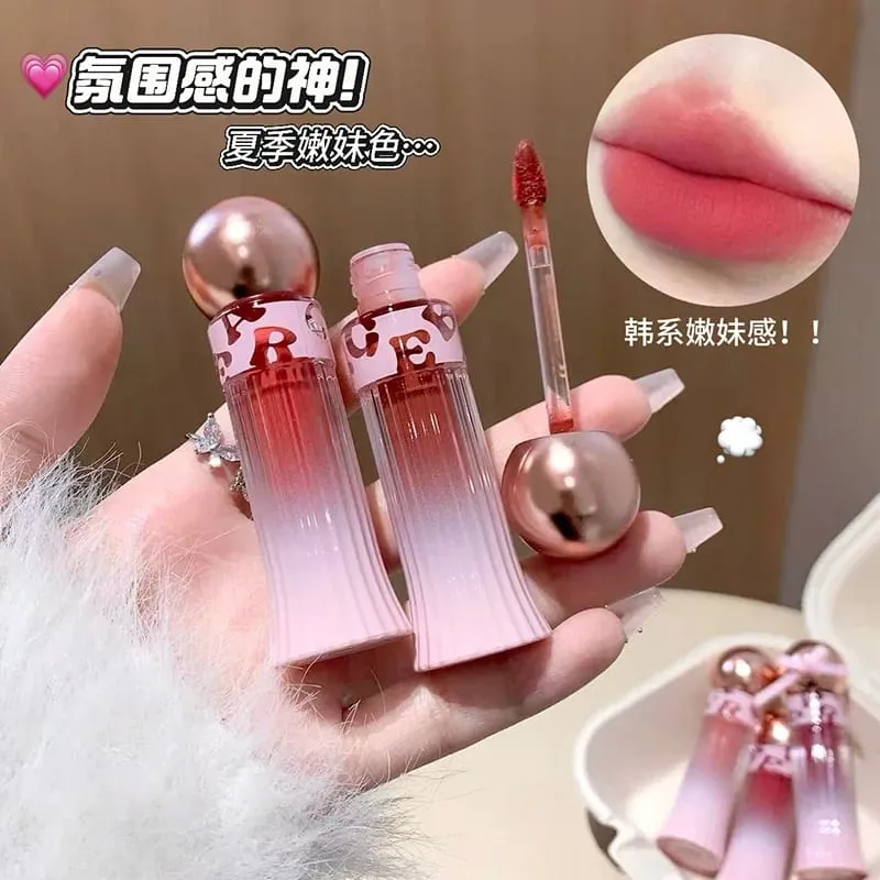 Σετ 3 χρωμάτων Matte Lip Gloss Ενυδατώνει μακράς διάρκειας Προστατεύει από τον ιδρώτα Υγρό κραγιόν χωρίς μεταφορά 1 κουτί — image 3