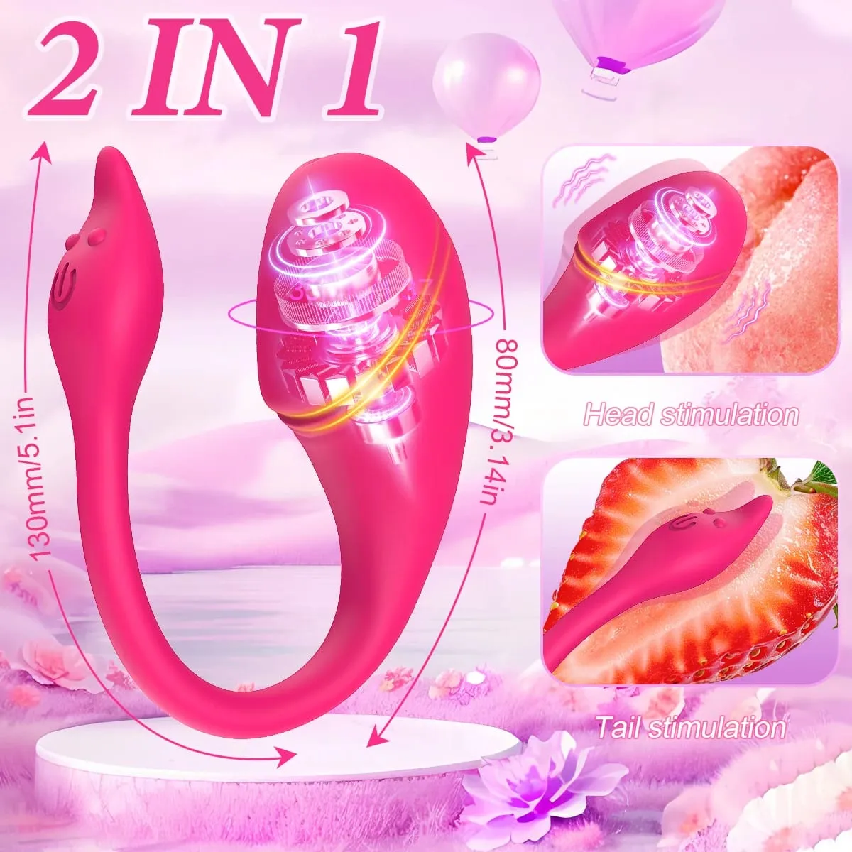 Πολυτελές Field APP Control Vibrator Clitoris Stimulator για γυναίκες Γυναικείο Δονούμενο μασάζ κόλπου σημείου G Παιχνίδια σεξ για αρχάριους — image 2