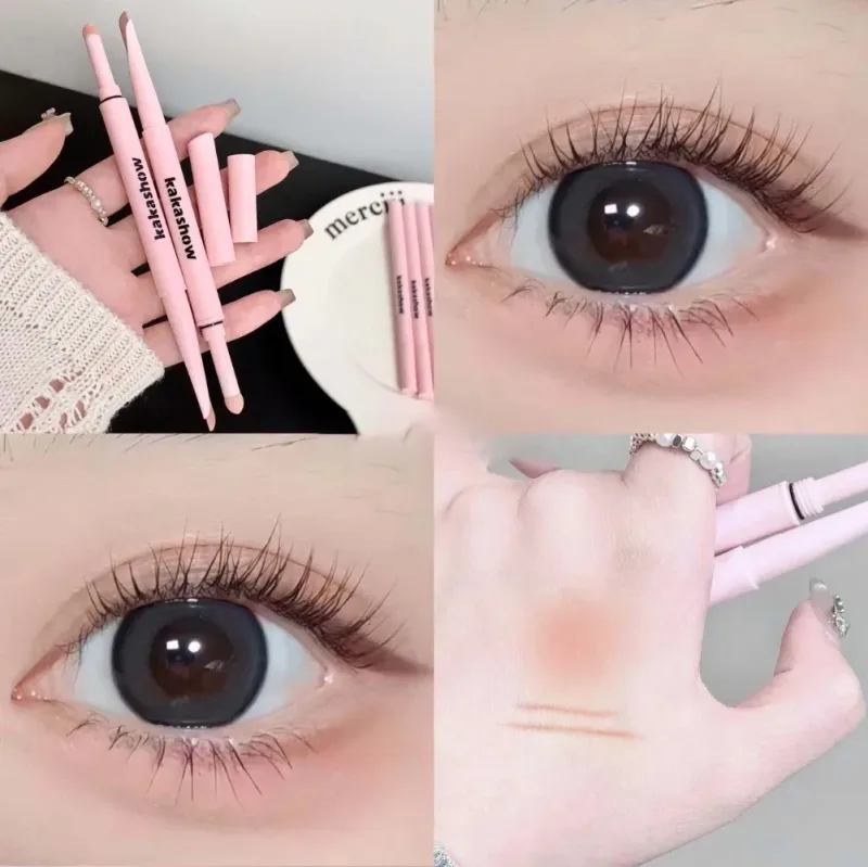 Dual End Glitter Matte Aegyosal Pen Brightening Highlight & Shadow Stick Eye Makeup Lying Silkworm Eyeliner Gel Pencil 애교살 펜 — image 22