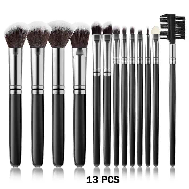 סט מברשות איפור חדש 10/32 יחידות Soft Fluffy Powder Foundation Contour סומק קונסילר צלליות מיזוג סימון כלי יופי