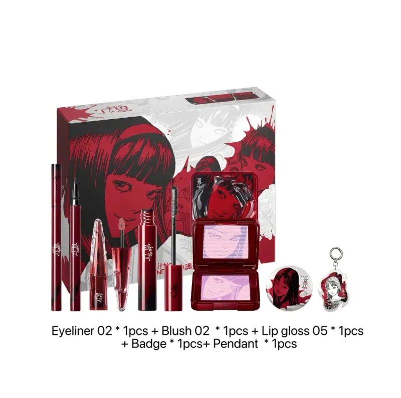 Little Ondine Limitate Κουτί δώρου 3D Floating Shadow Blush Palette Lip Tint Eyeliner Pencil Mascara blush Κραγιόν Σετ μακιγιάζ — image 10