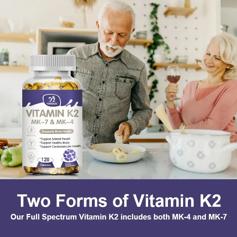 Βιταμίνη Κ2 (MK7 & MK4) με συμπλήρωμα D3- Υποστήριξη δυνατών οστών και υγιούς εγκεφάλου καρδιαγγειακής υγείας — image 6