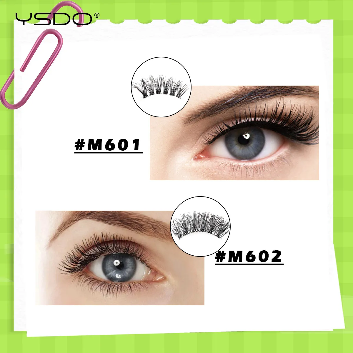 Half EyeLashes Φυσικές χνουδωτές ψεύτικες βλεφαρίδες Cat Eye Lash 3D Faux Mink Lashes Εργαλείο μακιγιάζ για επέκταση βλεφαρίδων με φτερωτές — image 4