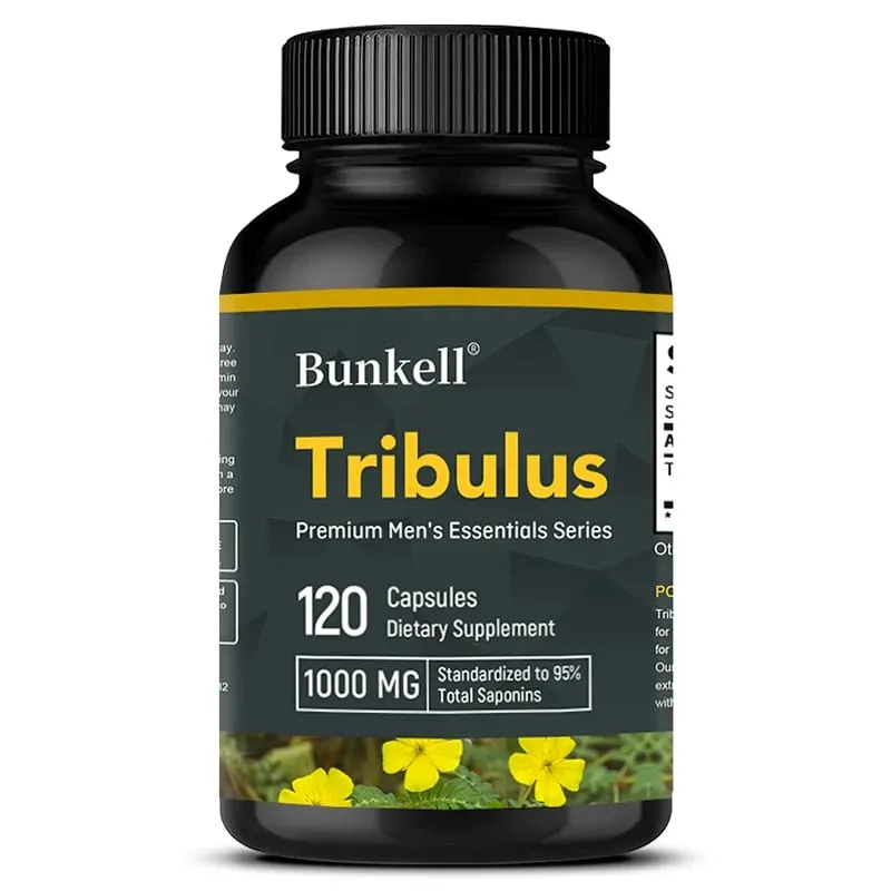 Κάψουλες Tribulus Terrestris - Ενισχύει την ενέργεια Βελτιώνει τη διάθεση Ενισχύει την αντοχή και την αθλητική απόδοση - 120 κάψουλες