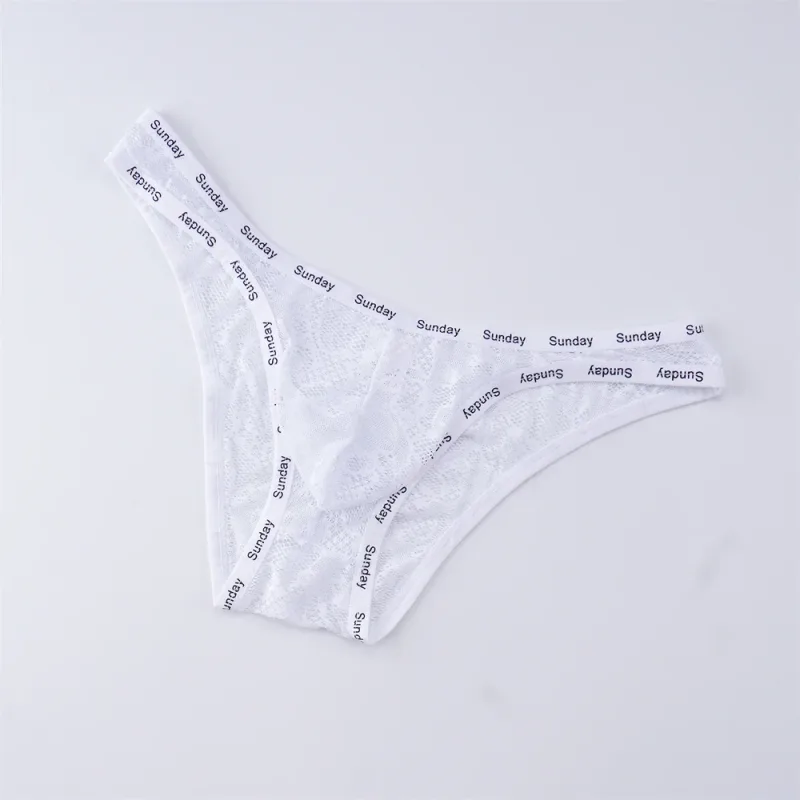 Sports Man New Low Waist Mesh Briefs Transparent Big Pouch High Quality Panties Male Lettwer Waistband Lingerie Breath Underwear — image 10