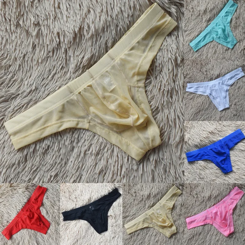 Seluar Bernafas Seluar G Strings Comfort Fit Regangan Fleksibel Ringan Fabrik Nylon Spandeks Campuran Pinggang Rendah Tali G — image 8