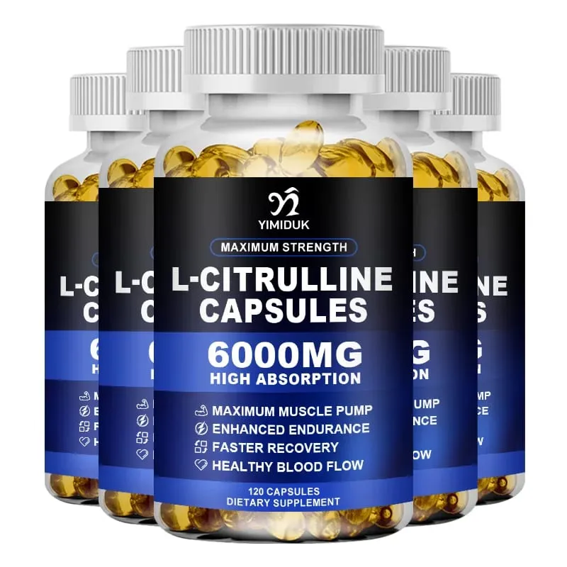 Κάψουλες L-Citrulline Μέγιστης Αντοχής Υποστηρίζουν τα Αιμοφόρα αγγεία Αντοχή Μυϊκό Πόνο για Bodybuilding & Προπόνηση Ενδυνάμωσης — image 12