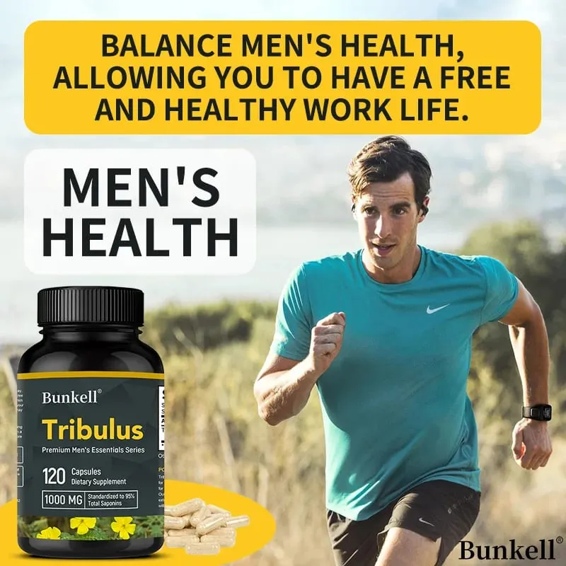 Κάψουλες Tribulus Terrestris - Ενισχύει την ενέργεια Βελτιώνει τη διάθεση Ενισχύει την αντοχή και την αθλητική απόδοση - 120 κάψουλες