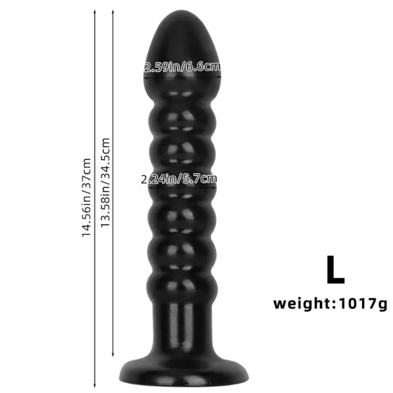 Τεράστια πρωκτικά βύσματα Dildos Stimulate Anus Vagina ButtPlug Big πέους μασάζ προστάτη Πρωκτικός διαστολέας με Sucker Sex Toys Masturbator 18 — image 9