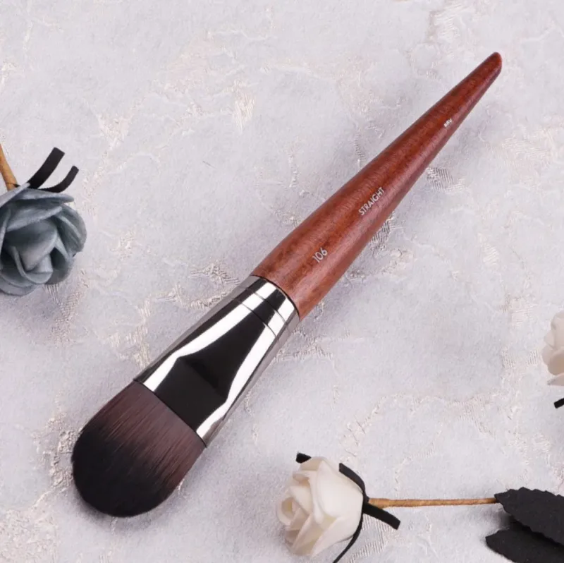 1 τμχ MF Φυσικό ξύλο Μαλακά πινέλα μακιγιάζ Powder Foundation Concealer Make Up Brush Blush Συνθετικά μαλλιά Σκιά εργαλεία υψηλής ποιότητας — image 30
