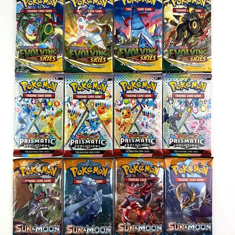 10/20Pcs Pokemon Cards Sun & Moon Evolutions Prismatic Pokemon Booster Συλλεκτικό Tradeiner Παιχνίδι με κάρτες Δώρα για παιδιά