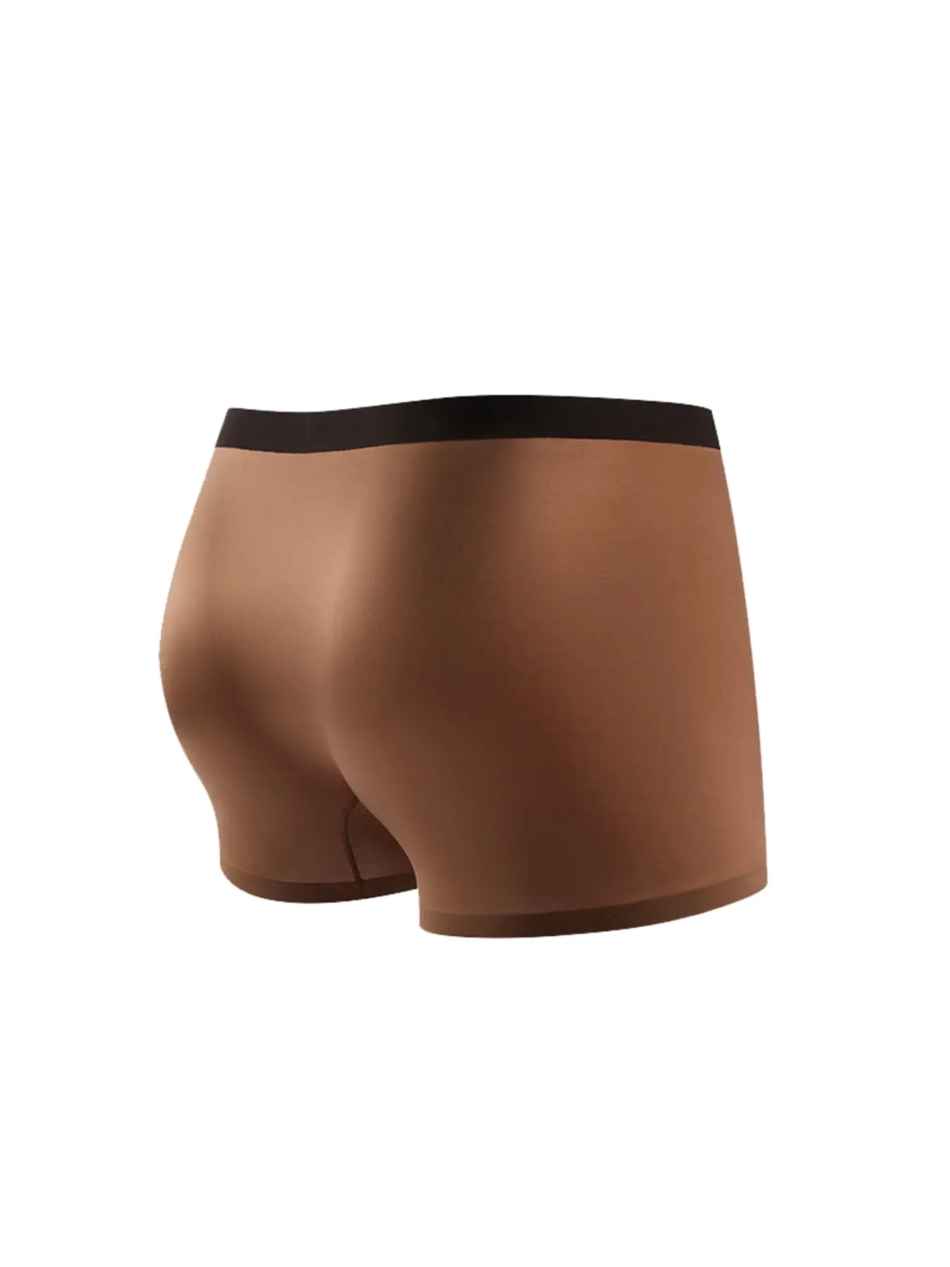 4 Pcs/Lot Breathable Men's Fiber Boxing Briefs, Comfortable Breathable Underwear, Medium Stretch Knit Fabric, Solid Color — image 12
