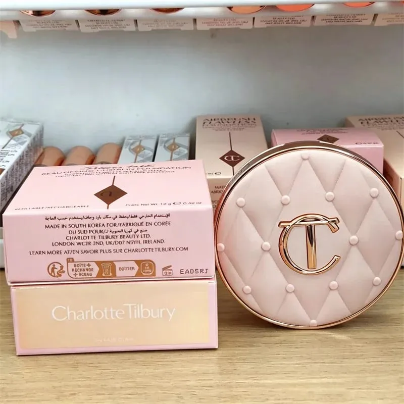 Fashion Charlotte Lip Cheek Dual-use Blusher Cream Two Color Highlight Powder Blusher Waterproof Oil Control Tilbury Cosmetics