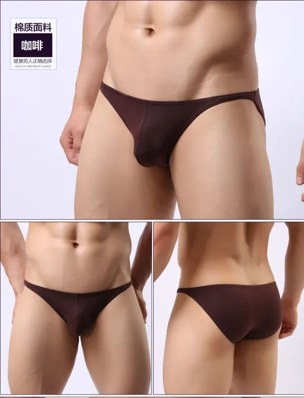 Pure Cotton Low-Waist Sexy Breathable Men's Briefs — image 12