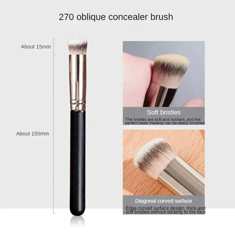 170/270 מברשות איפור פודר קרן קונסילר BB Cream Brush Blush Concealer Foundation נוזלי מברשות איפור פנים — image 3