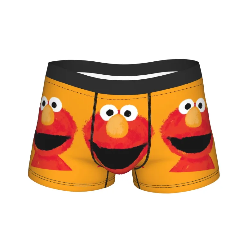 S-Sesames Streets Tango Elmo & Grover 속옷 남자 반바지 팬티 Funny Boxershorts 품질 세관 특대 팬티 — image 17