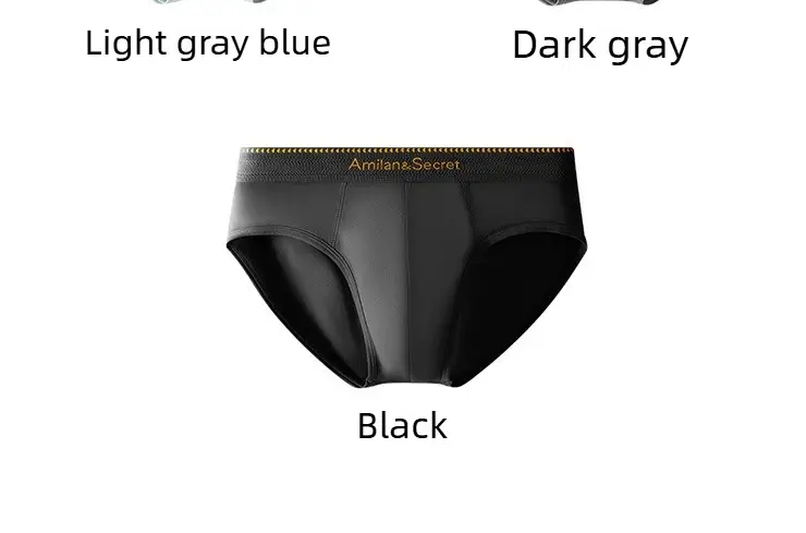 3Pcs Men's Modal Briefs Mid‑Waist U‑Pouch No‑Fly Solid Triangle Underpants Soft Breathable Athletic Daily Men Underwear — image 15