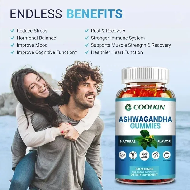 Ashwagandha Gummies - Relieve Stress Improve Concentration Promote Brain and Energy Balance and Improve Sleep Health — image 5