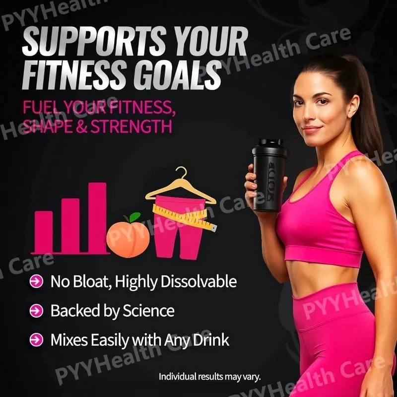 Muscle Development Post-Workout Recovery Elasticity Creatine for Women Booty Builder Supplement with Collagen & BCAA Supports