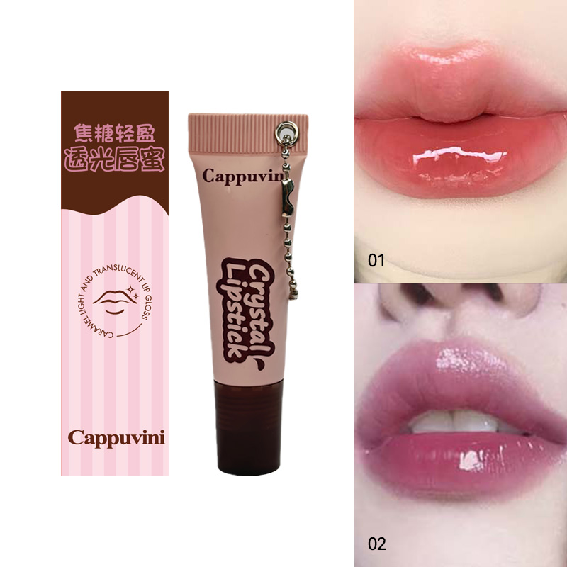 Cappuvini Caramel Shine Lip Gloss - Ελαφρύ μακράς διαρκείας & ενυδατικό με φυσικά συστατικά για λαμπερό φινίρισμα — image 3