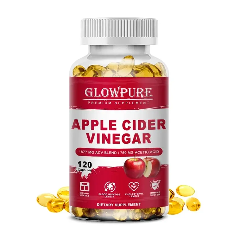Apple Cider Vinegar Capsules Detox For Bloating and Constipation Slimming Fat Burning Digestive System Health — image 8