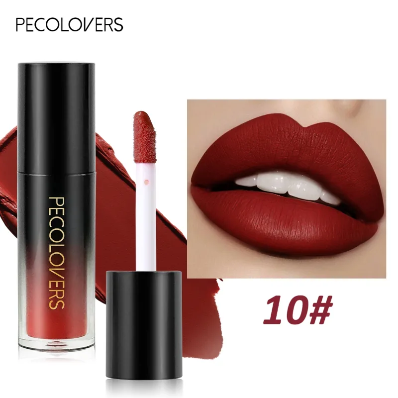 Πολλαπλών χρωμάτων Matte Velvet Lip Gloss Αδιάβροχο Αντικολλητικό Κύπελλο λείο κραγιόν για εφαρμογή υψηλής απόδοσης χρωμάτων — image 24
