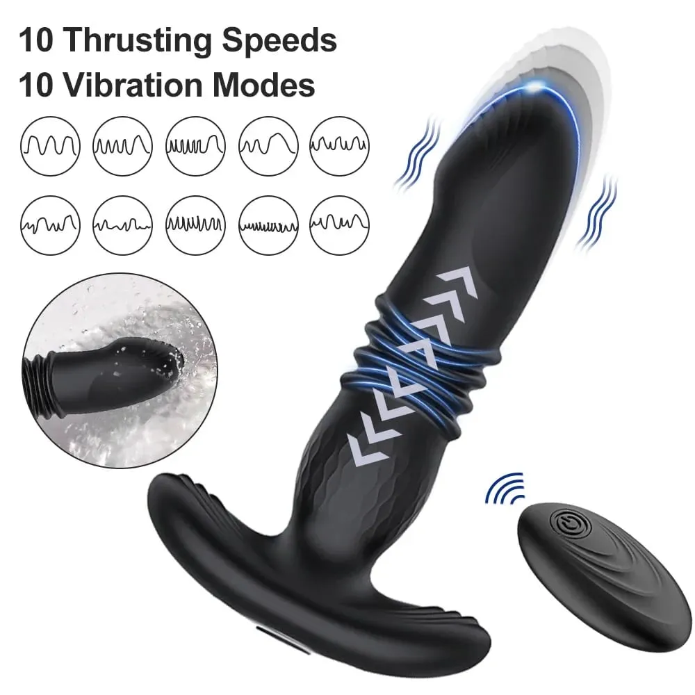 APP Control Vibrator Τηλεσκοπικό δονούμενο πρωκτικό βύσμα τηλεχειριστήριο σεξουαλικό παιχνίδι για ενήλικες Πρωκτικό Dildo Αρσενικό μασάζ προστάτη Πρωκτικό βύσμα — image 2