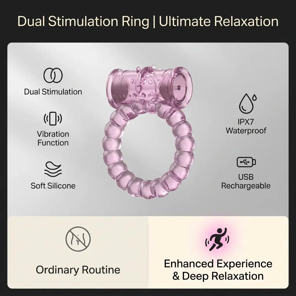 Lasting Cock Rings Δονητής Καθυστέρηση Πρόωρης Εκσπερμάτωσης Κλείδωμα Fine Sex Toys Προϊόν για Άντρες Dildo Extender Beads Μασάζ για ενήλικες