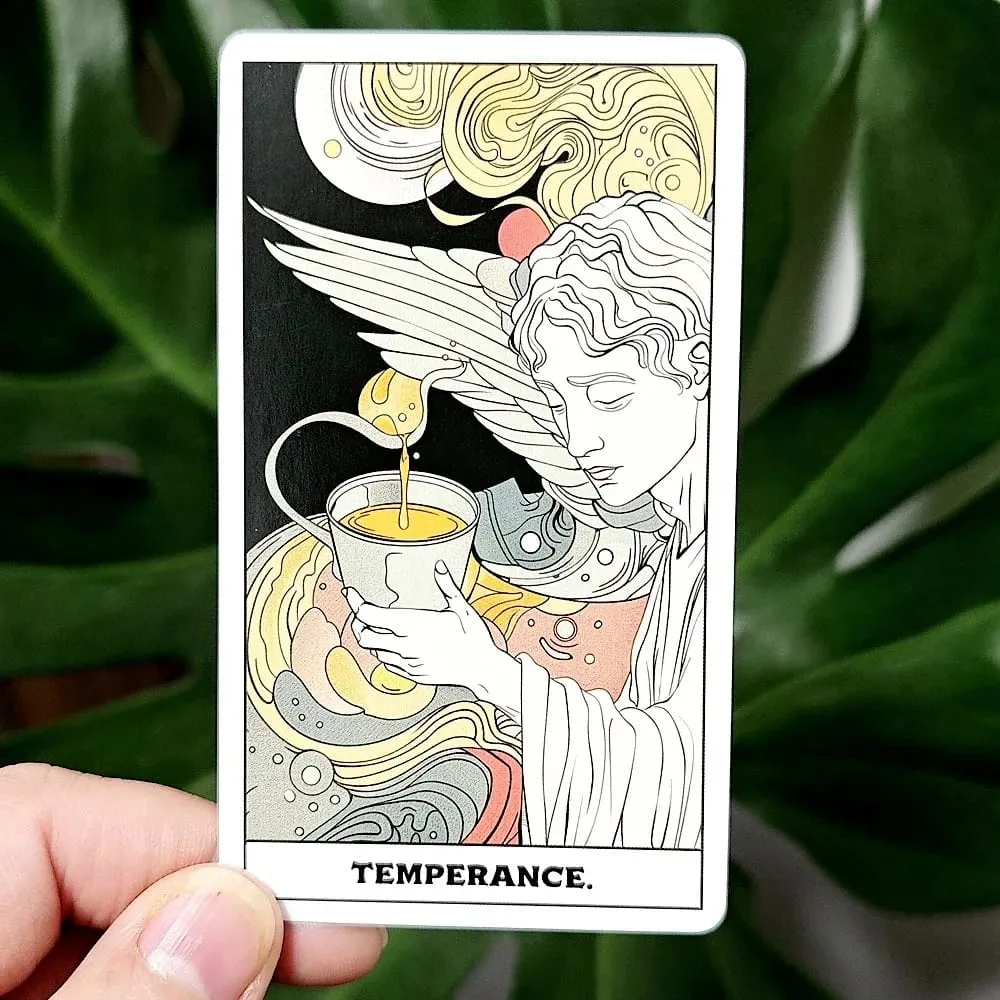 Phantom Tarot Deck 10,3*6cm 78 πολύχρωμες κάρτες Ταρώ βασισμένες στο σύστημα Rider Waite