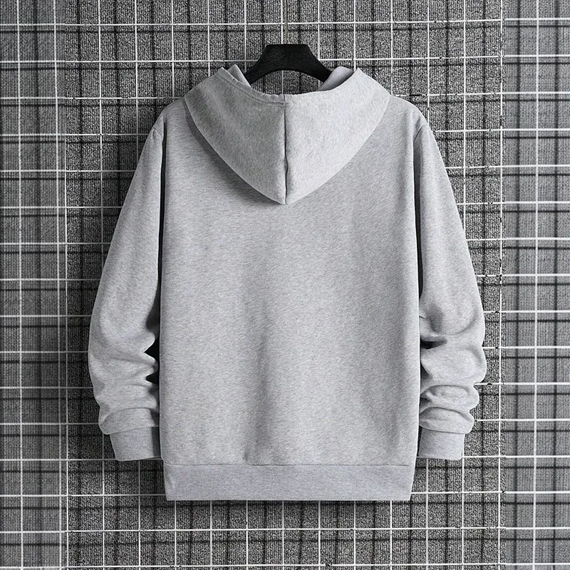 2025 New Arrival Men's Sweatshirt Urban Casual Fashion Hooded Long Sleeve Pullover Autumn Winter Daily Casual Sporty Warm Hoodie — image 8