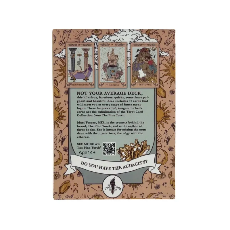 1 τμχ The Audacity Deck Fate Divination Κάρτες Oracle Κάρτες Ταρώ Διασκέδαση Κάρτες επιτραπέζιου παιχνιδιού — image 3