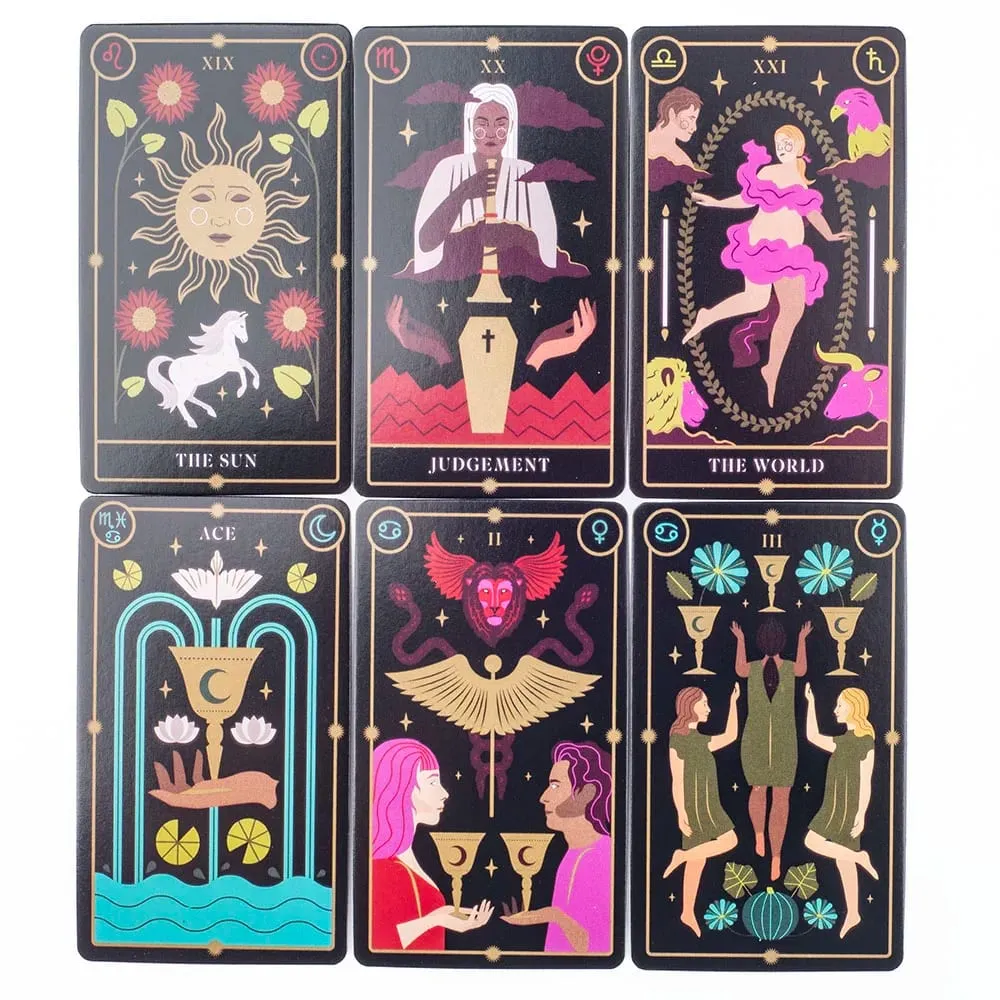 Tarot Magick Deck with Guidebook 10,3x6,1 cm Επιτραπέζια Oracle Cards for Parties for Divination and Spiritual Insight Επιτραπέζιο παιχνίδι — image 5