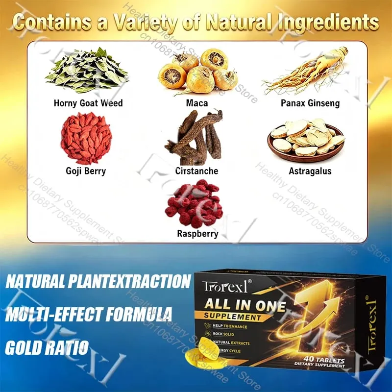 All IN ONE Male Enhancing - Stamina support & Optimize Performance Timing Mastery Natural Formula Supplement — image 4