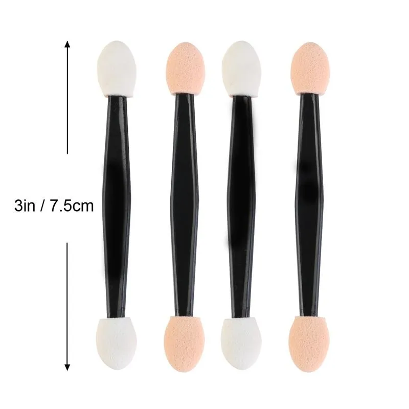 30/50/100PC Eye Shadow Brush Makeup Dual Sided Sponge Nylon Set Eye Shadow Brushes for Cosmetic Applicator Makeup Hot Μίας χρήσης — image 3