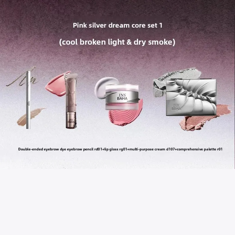 Σετ μακιγιάζ για ολόκληρο πρόσωπο Lip Gloss Lip Mud All-in-One Παλέτα Διπλής Χρήσης Ρουζ & Pendant Beauty Collection 4 τμχ Κιτ μακιγιάζ — image 4
