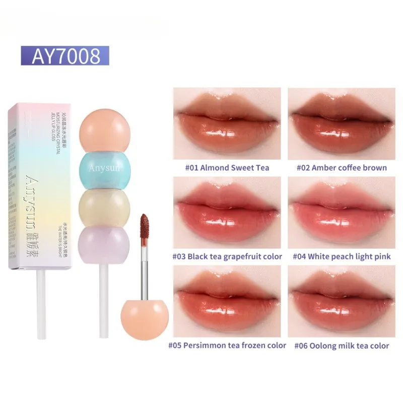 Lip Gloss σε σχήμα Ginger Candy με υγρή και θρεπτική υφή μακράς διαρκείας και ζωηρό χρώμα Ένα χαριτωμένο lip gloss.