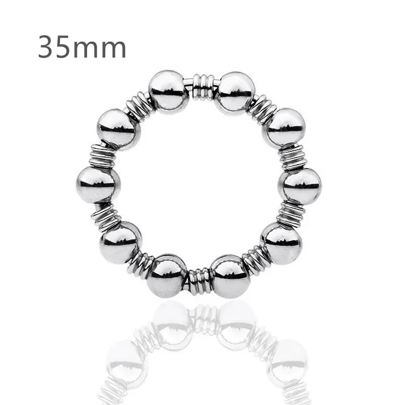 Man Stainless Steel Metal Penis Lock Cock Ring Delay Ejaculation Ball Scrotum Stretcher Erection Cock Ring Slave Male Sex Toy — image 14