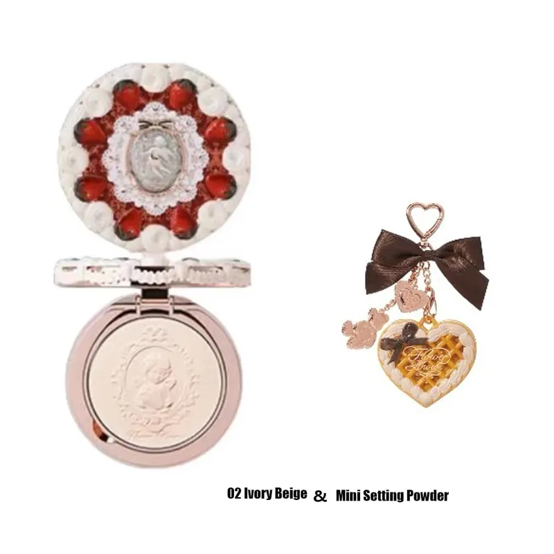Flower Knows Strawberry Cupid Collection Makeup Set Pressed Powder Solid Perfume Makeup Kit for Women Full Kit Teenagers Make up — image 13