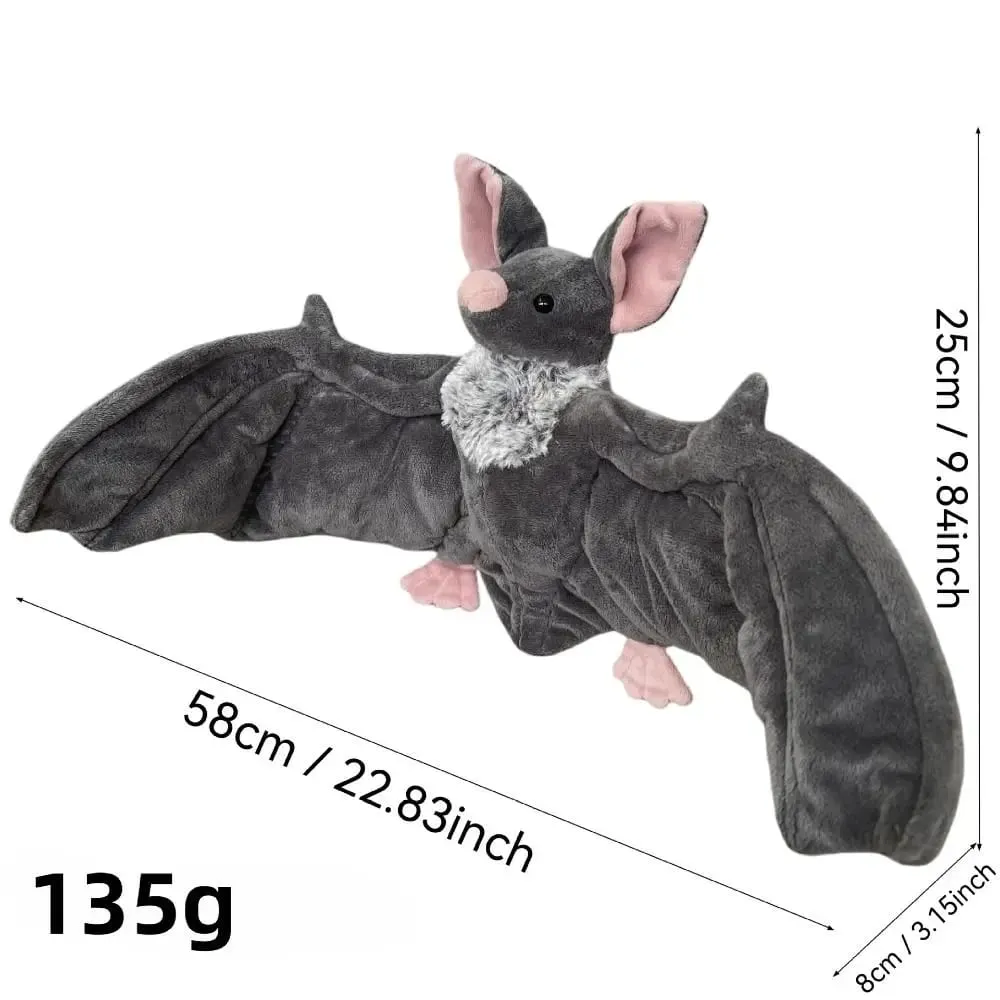 Χριστουγεννιάτικο πάρτι με βελούδινο δώρο μεγάλο λούτρινο και βελούδινο παιχνίδι με γεμιστή νυχτερίδα — image 7