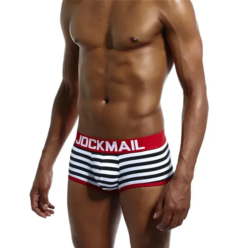 Mens Underwear Jockstrap Boxer Trunks Gay Penis Pouch Cueca Boxer Calzoncillos Hombre Man Boxer Shorts Sleepwear Gay Panties — image 31