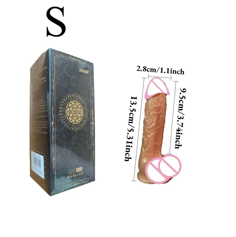 דילדו מציאותי עם כוס יניקה עמיד למים סיליקון פין G-Spot ממריץ נרתיק מאוננת נקבה אנאלי 18+ צעצועי מין למבוגרים