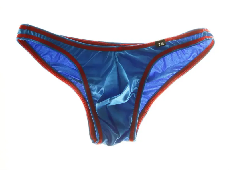Men Color Block Triangle Briefs Low Rise Fashion Male Underwear Panties — image 19